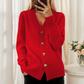 🌸 50% OFF NOW!Women's V-Neck Heart Button Knit Cardigan