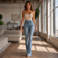 👖50% OFF NOW!Women's High Waisted Flare Jeans