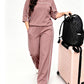 Hot Sale 50% OFF💖Women's Casual Short Sleeve Top & Pants Set