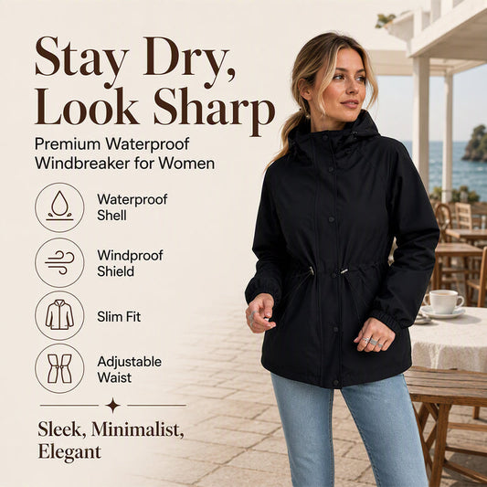 Hot Sale 50% OFF💖Women's Versatile Waterproof Hooded Jacket