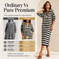Hot Sale 50% OFF💖Women's Casual Striped Hoodie Dress