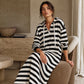 Hot Sale 50% OFF💖Women's Casual Striped Hoodie Dress