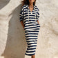 Hot Sale 50% OFF💖Women's Casual Striped Hoodie Dress