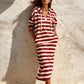Hot Sale 50% OFF💖Women's Casual Striped Hoodie Dress