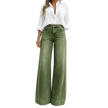 Hot Sale 50% OFF👖 Women's Leg-Lengthening Wide-Leg Jeans