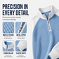 ✨ Easy Everyday Comfort | Men's Waffle-Knit Quarter-Zip Shirt