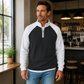 ✨ Easy Everyday Comfort | Men's Waffle-Knit Quarter-Zip Shirt