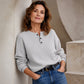 🔥50% OFF! Womens's Casual Waffle Knit Sweatshirt