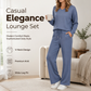 🥳AUTUMN HOT SALE🥳🍂50K+ SOLD!💥50% OFF! Women's Casual Top & Pants 2-Piece Lounge Set