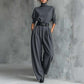 ✨ Effortless Elegance | Women's Turtleneck Top & High-Waist Pants 2-Piece Set