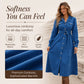 Hot Sale 50% OFF💖Women's Corduroy Midi Shirt Dress with Belt