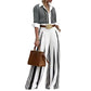 🌸 50% OFF NOW! Women’s Casual Striped Shirt & Wide Leg Pants
