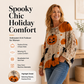 🎃Halloween Sale -50% OFF👻Women's Halloween Loose Fit Batwing Knit Sweater