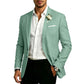 🕴️ Sharp Fit, Easy Comfort | Men's Classic Slim-Fit Two-Button Blazer