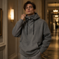 🍂 Men’s High-Collar Loose-Fit Hoodie – Cosy Comfort & Effortless Autumn Style