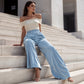 Hot Sale 50% OFF💖Women's Elegant Velvet Wide-Leg Pants
