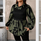 ✨ 2-in-1 Style Made Easy | Women's Floral Layered-Look Collared Pullover