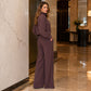 ✨ Effortless Everyday Style | Women's Stand-Collar Jacket & Wide-Leg Pants 2-Piece Set