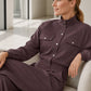 ✨ Effortless Everyday Style | Women's Stand-Collar Jacket & Wide-Leg Pants 2-Piece Set