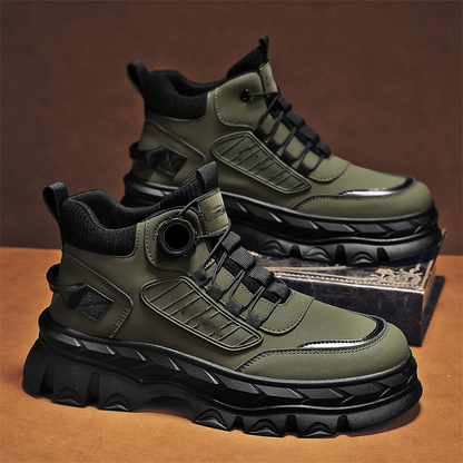 🥾 Rugged Everyday Comfort | Men's Waterproof Chunky Ankle Boots