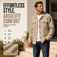 🔥 Men’s Casual Waffle-Textured Jacket – Stylish, Comfortable & Easy to Layer