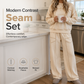 👗✨Women's Pullover Sweatshirt & Wide-Leg Pants Set
