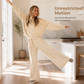 👗✨Women's Pullover Sweatshirt & Wide-Leg Pants Set