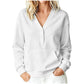 🌸 50% OFF NOW! Women's Casual V-Neck Button Sweatshirt