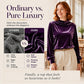 Hot Sale 50% OFF💖Women's Velvet Mock Neck Top