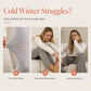 ⌛Limited-Time Offer-Women's Plush Plaid Wide-Leg Pants