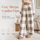 ⌛Limited-Time Offer-Women's Plush Plaid Wide-Leg Pants