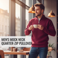 ✨Men's Stand Collar Quarter-Zip Pullover – Smart, Cosy & Effortlessly Versatile