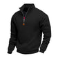 ✨Men's Stand Collar Quarter-Zip Pullover – Smart, Cosy & Effortlessly Versatile