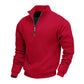 ✨Men's Stand Collar Quarter-Zip Pullover – Smart, Cosy & Effortlessly Versatile