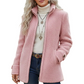 Hot Sale 50% OFF💖Women's Stand Collar Plush Jacket with Pockets