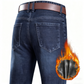 👖Men's Warm Lined Straight-Leg Jeans
