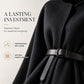 🍂 Women’s Elegant Stand-Collar Cape Coat – Sophisticated, Flattering & Timeless