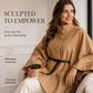 🍂 Women’s Elegant Stand-Collar Cape Coat – Sophisticated, Flattering & Timeless