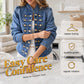💙Women's Vintage Symmetrical Button Denim Jacket – Classic Button-Up Style & Effortless Comfort