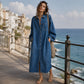💙Women's Casual Loose Denim Shirt Dress – Effortless, Flattering & Everyday Chic