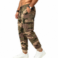 👖 Men's Camouflage Drawstring Athletic Cargo Pants – Relaxed Fit, Utility Style