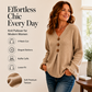 🍂 Women’s V-Neck Knit Jumper – Flattering, Cosy & Effortlessly Chic