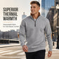 Hot Sale 50% OFF💖Men's Casual Plush Half-Zip Pullover