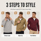 Hot Sale 50% OFF💖Men's Casual Plush Half-Zip Pullover