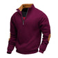Hot Sale 50% OFF💖Men's Casual Plush Half-Zip Pullover