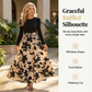 👗✨Floral Long Sleeve A-Line Maxi Dress for Women
