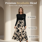 👗✨Floral Long Sleeve A-Line Maxi Dress for Women