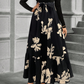 👗✨Floral Long Sleeve A-Line Maxi Dress for Women