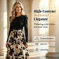 👗✨Floral Long Sleeve A-Line Maxi Dress for Women