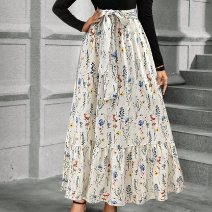 👗✨Floral Long Sleeve A-Line Maxi Dress for Women